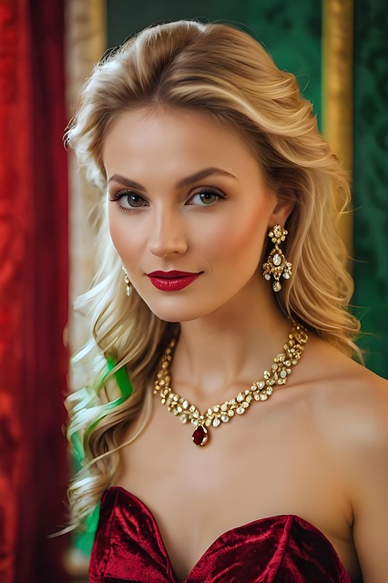 Free ai generated woman dress illustration