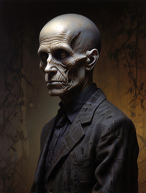 Free ai generated man gothic illustration