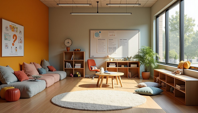 Free ai generated classroom education illustration