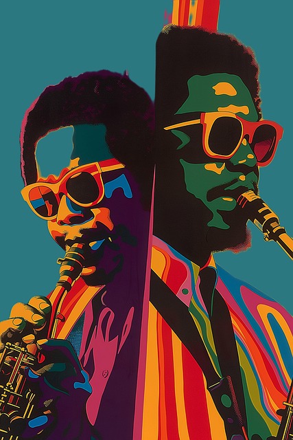Free ai generated musician saxophonist illustration