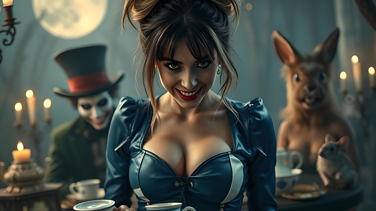 Download Ai Generated, Alice In Wonderland, Fantasy. Royalty-Free