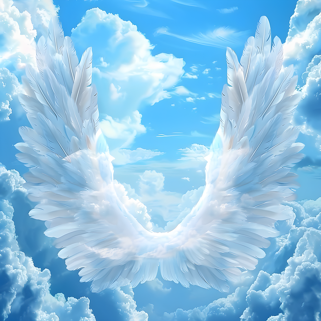 Free ai generated wings angel illustration