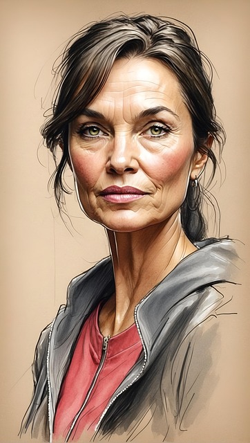 Free ai generated woman middle-aged illustration