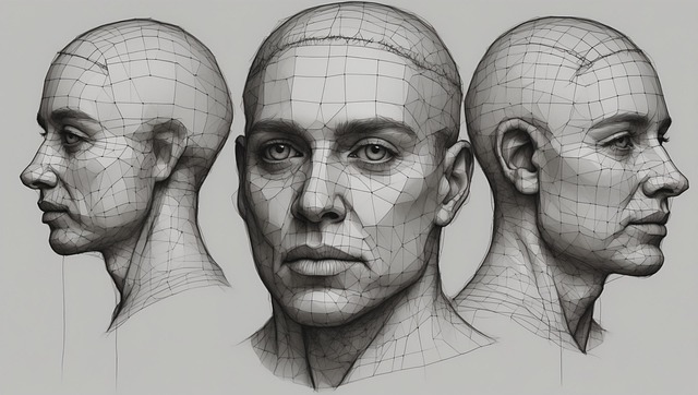 Free ai generated men faces illustration