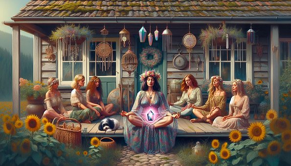 Free Women Friends illustration and picture
