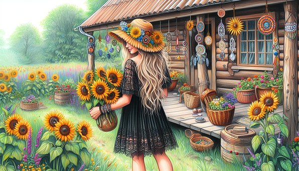 Free Sunflower Nature illustration and picture