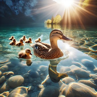 Free Birds Family illustration and picture