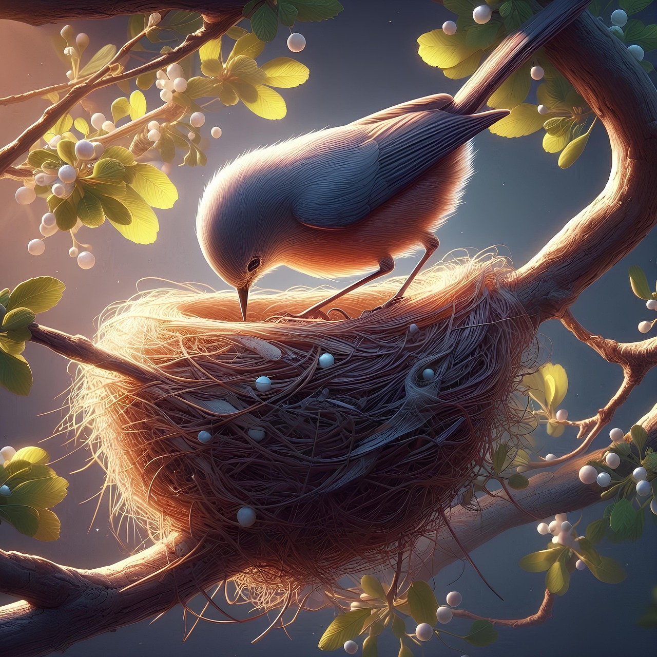 Download Nest, Bird, Tree. Royalty-Free Stock Illustration Image - Pixabay