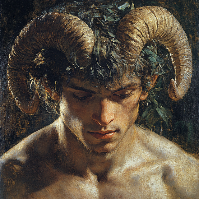 Download free HD stock image of Ai Generated Satyr Free ai generated satyr man illustration