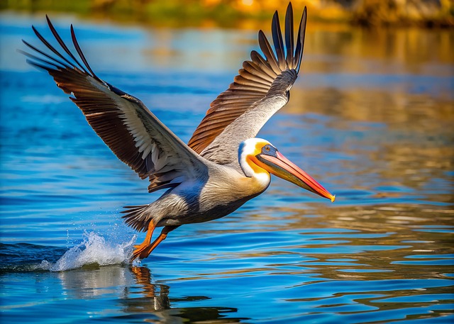 Free bird pelican nature illustration