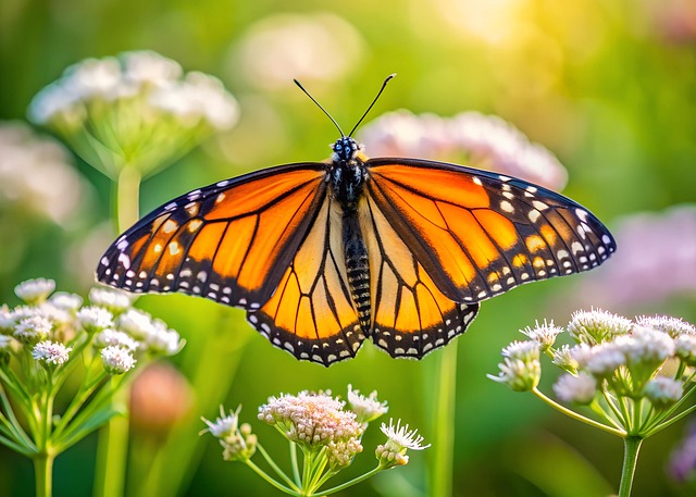 Free insect butterfly wings illustration