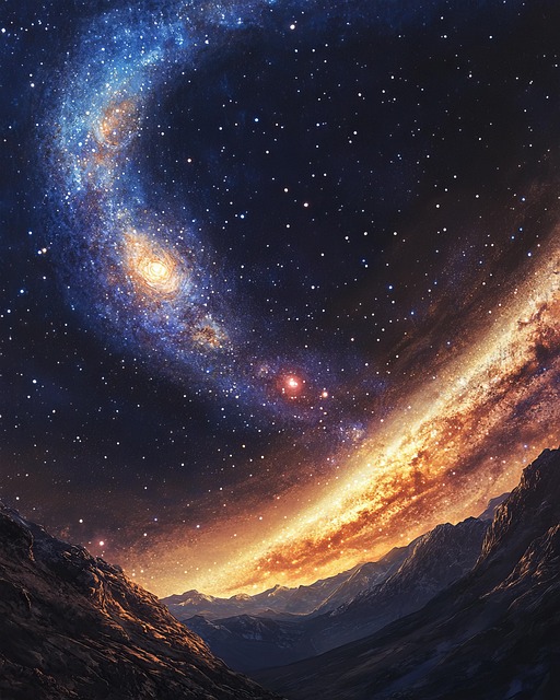 Free galaxy background star image night sky illustration