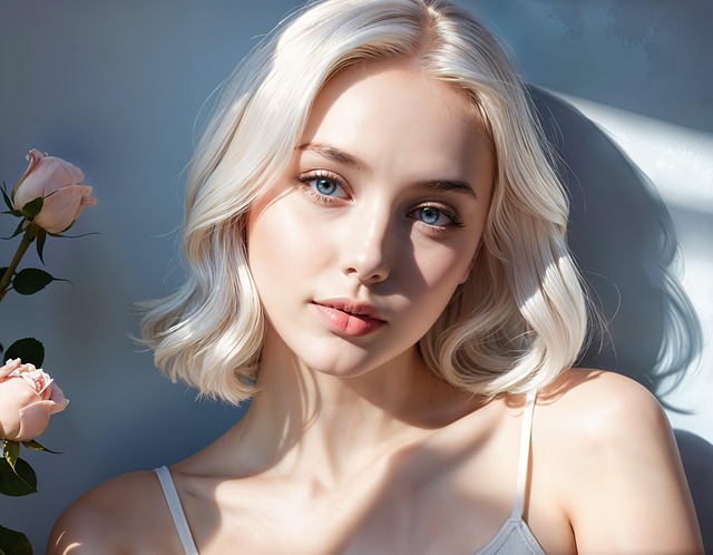 Frau, Mädchen, Blond, Weiblich