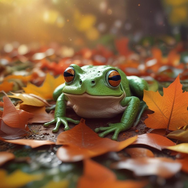 Free ai generated frog toad illustration
