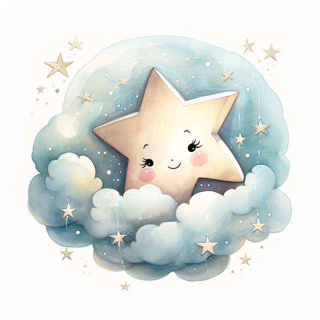 Ai Generado, Estrellas, Nubes, Cielo