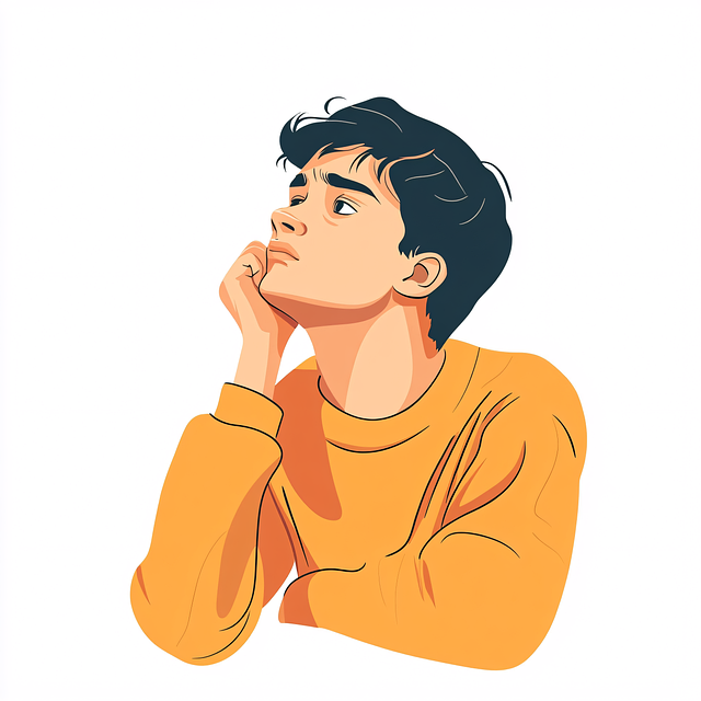 Download free HD stock image of Melancholy Contemplation Free melancholy contemplation thought illustration