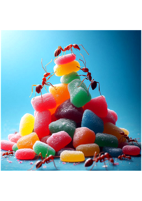 Download free HD stock image of Insect Ant Free insect ant candy illustration