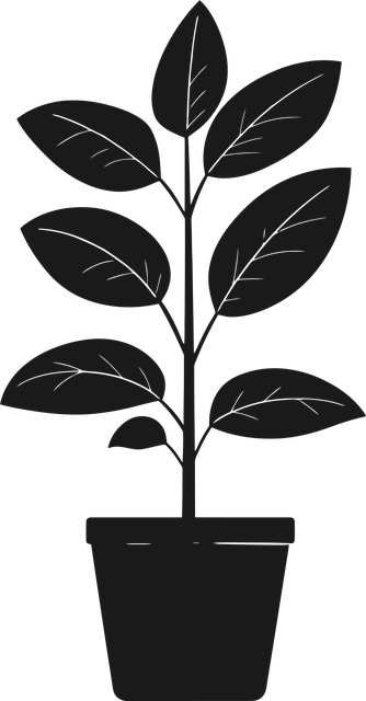 Free plant dxf vector graphics cad design illustration