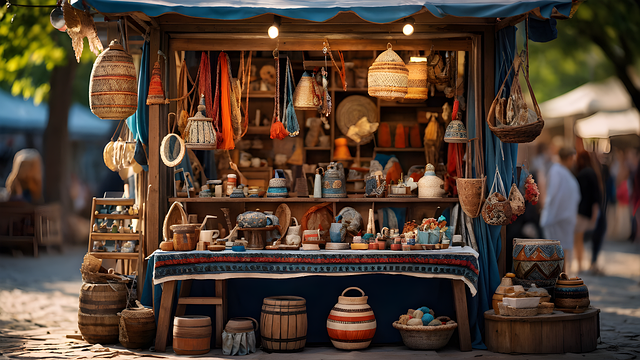 Free ai generated handmade crafts pottery illustration