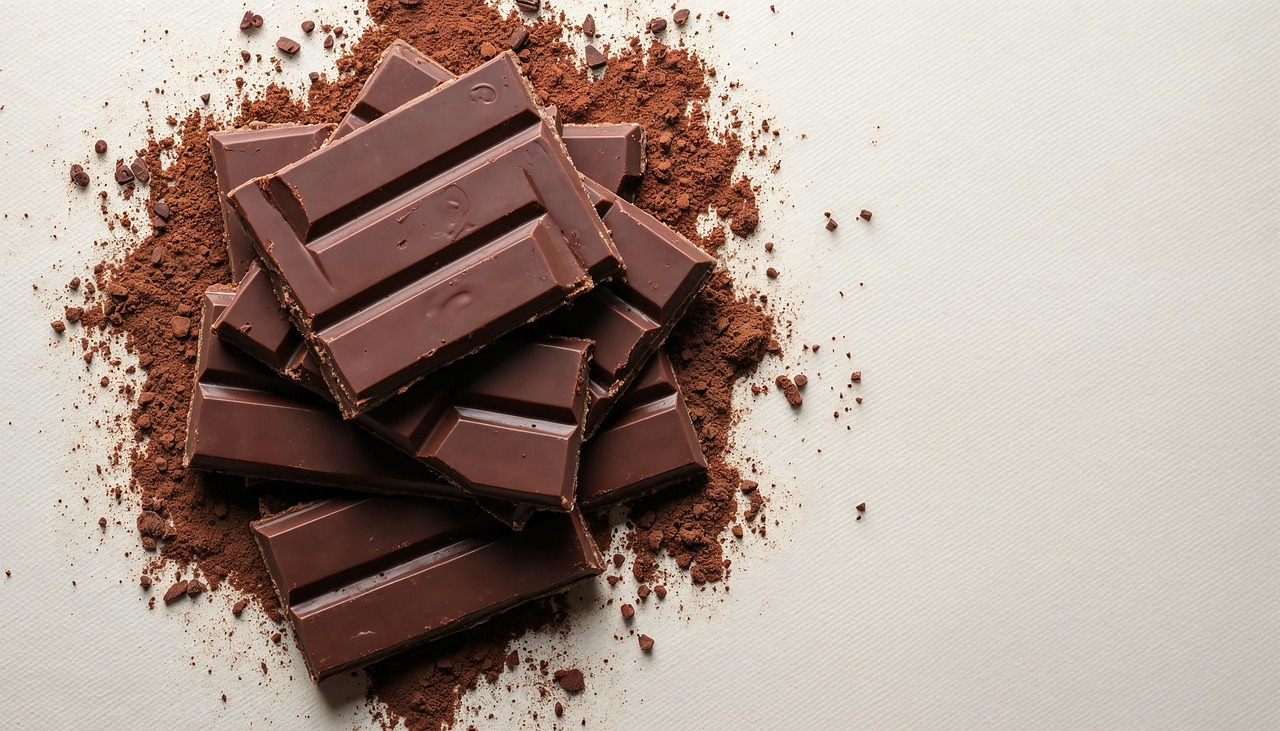 Download free HD stock image of Ai Generated Chocolate Free ai generated chocolate bar illustration