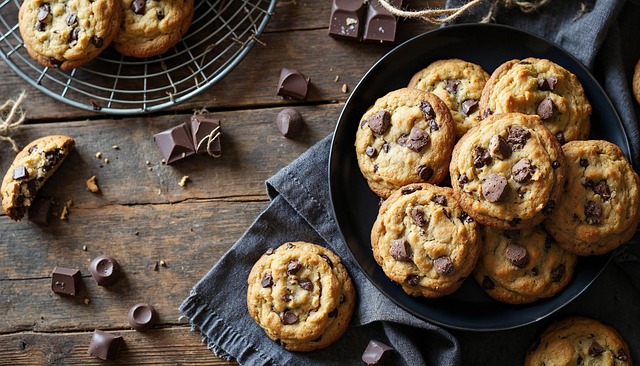 Free ai generated cookies chocolate illustration