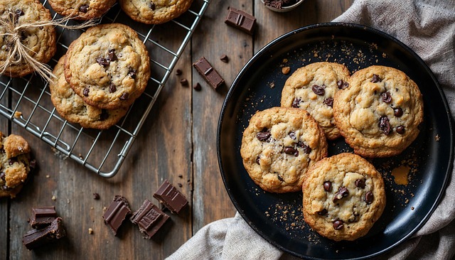 Free ai generated cookies snack illustration