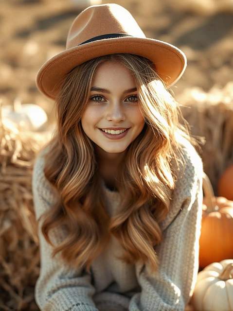 Free ai generated girl teen illustration