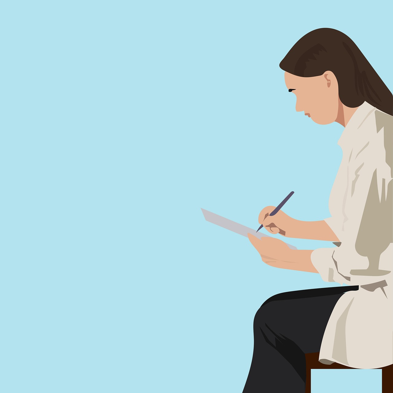 Download Doctor, Woman, Writing. Royalty-Free Stock Illustration Image ...