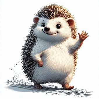 Ai Generiert, Igel, Stachelig, Niedlich