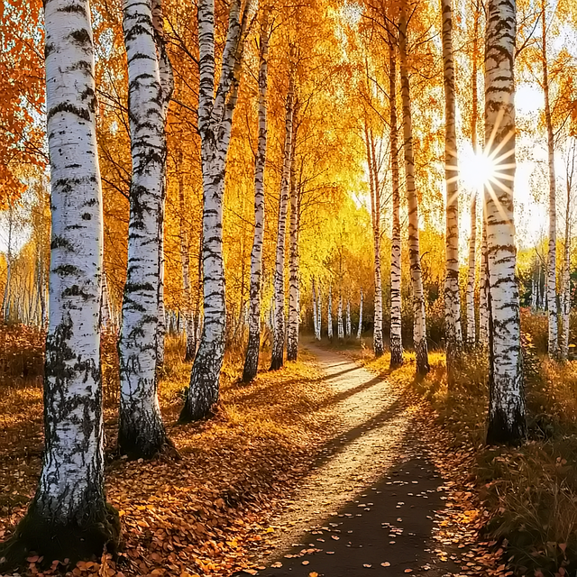 Free ai generated forest autumn illustration