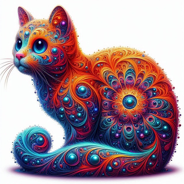 Free ai generated animal cat illustration