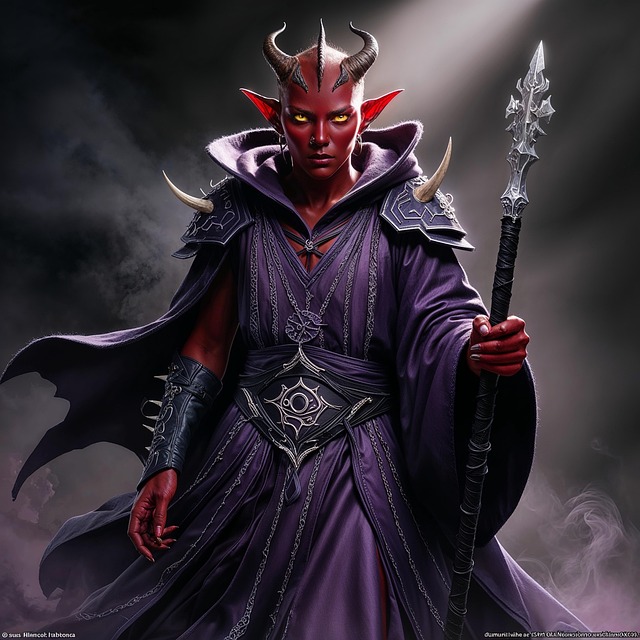 Ai产生的, 恶魔, 战士, 剑, 战斗机, 魔鬼, 撒但, 怪物, 邪恶的