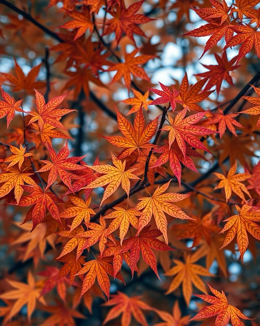 Free ai generated leaves fall illustration