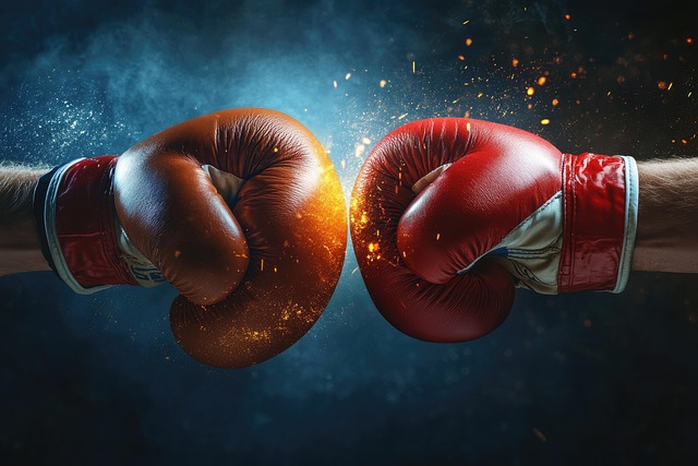 Free ai generated boxing gloves illustration
