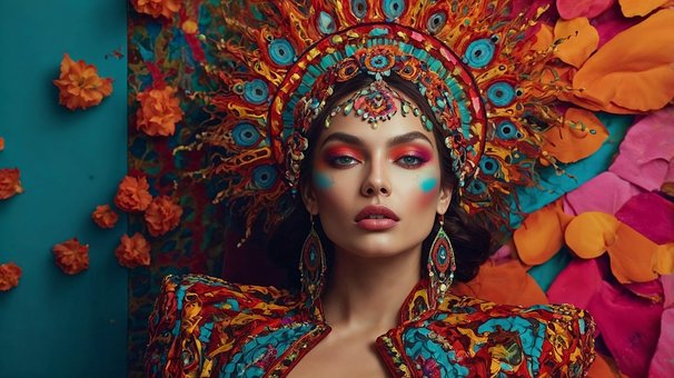 Free Woman Vivid illustration and picture