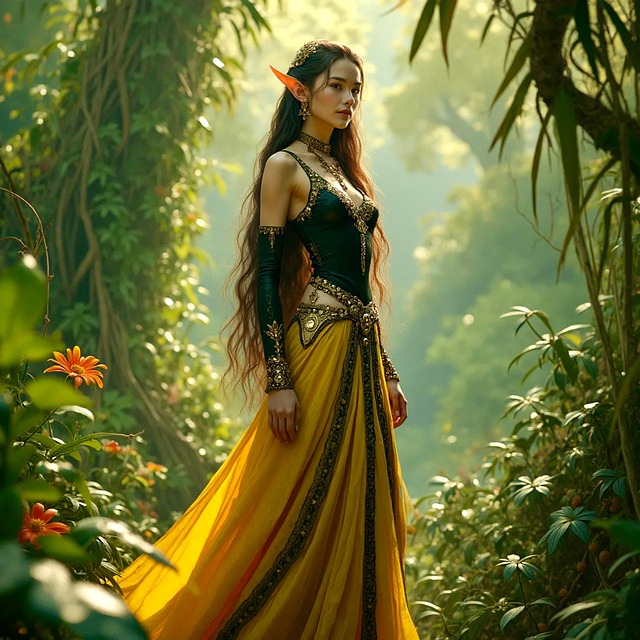 Download free HD stock image of Ai Generated Elf Free ai generated elf beautiful illustration