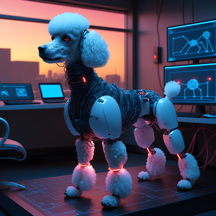 Download Ai Generated, Dog, Robot. Royalty-Free Stock Illustration ...