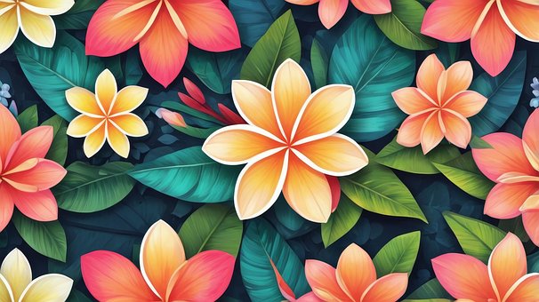 Free Ai Generated Flowers illustration and picture