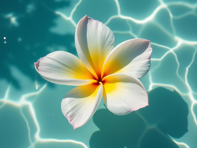 Free frangipani garden flowers illustration