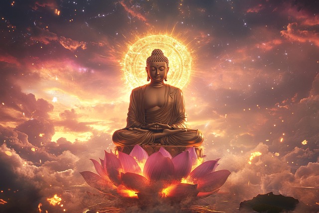 Free buddha nature religion illustration