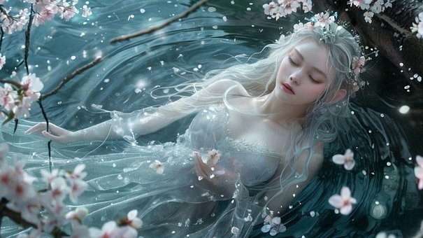 Nymphe, Fee, Fantasie, Elf, Frau, Fae