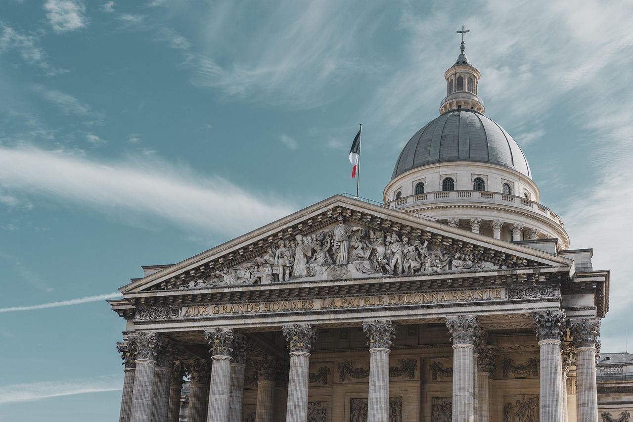 Pantheon Paris Building Landmark Free Photo On Pixabay