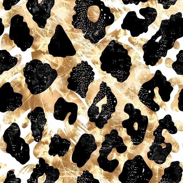 Free ai generated leopard design animal print illustration