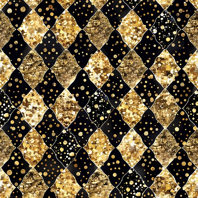 Download free HD stock image of Ai Generated Pattern Free ai generated pattern gold and black illustration