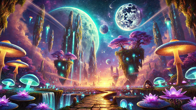 Ai Generiert, Verträumte Landschaft