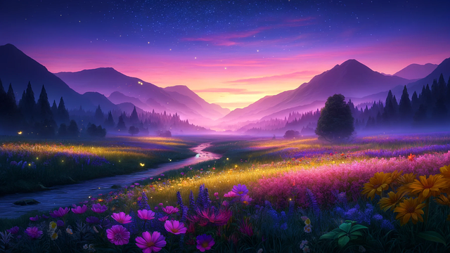 Verträumte Landschaft, Fantasie
