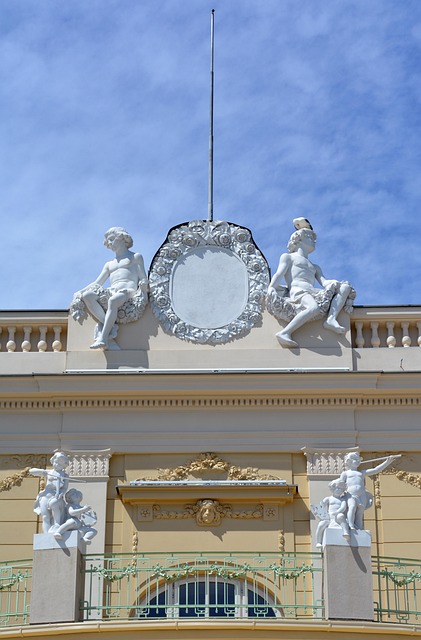 Fassade, Gebäude, Symmetrie, Struktur