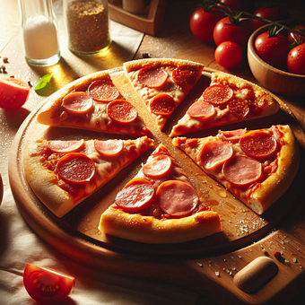 Free Pizza Cheese Pizza illustration and picture
