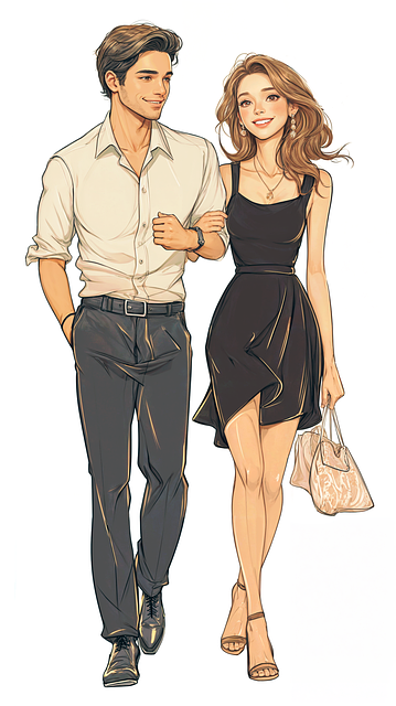 Free ai generated couple man illustration