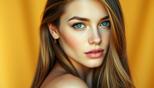 Free ai generated woman face illustration